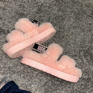 UGG platform slippers